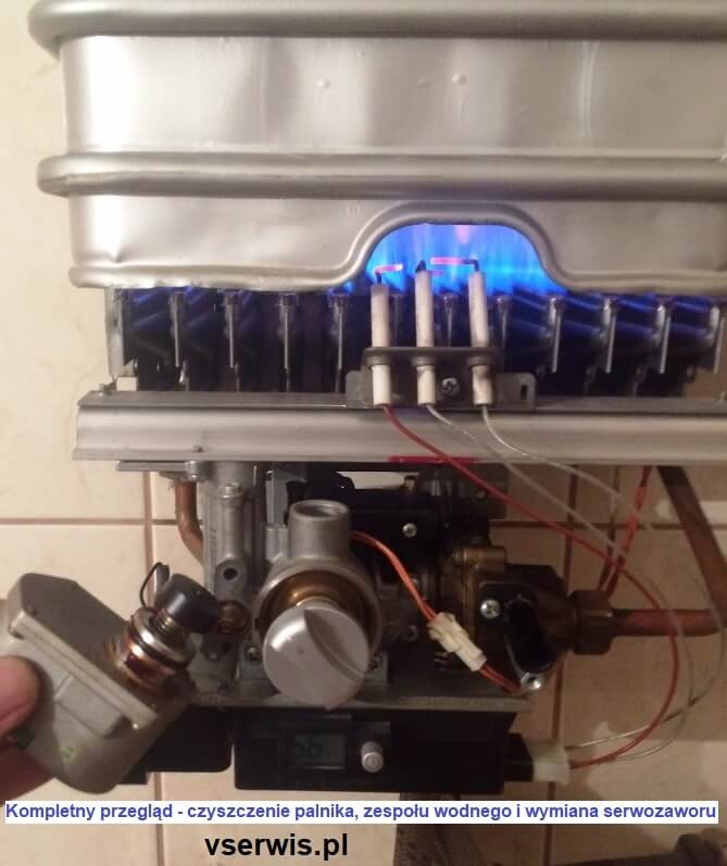 Pełny serwis z wymianą serwozaworu Vaillant